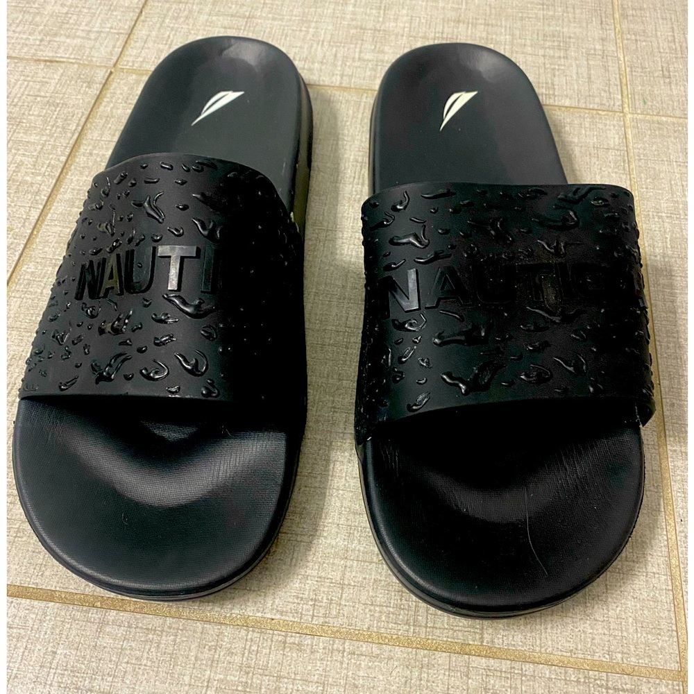 NWOT Nautical Slider Sandals, men’s size 12